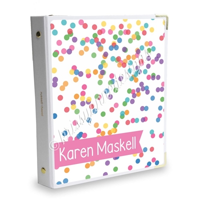 Signature KAD Sticker Binder - Rainbow Confetti