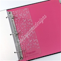 Pink Doodle Heart Page Lifter