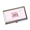 Business Card Holder - Pink Zebra Planner Friends