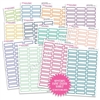 Monochrome Event Sticker Bundle - Gemtones