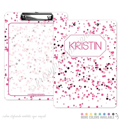 KAD Signature Clipboard - 9x12 - Multi-Colored Spots