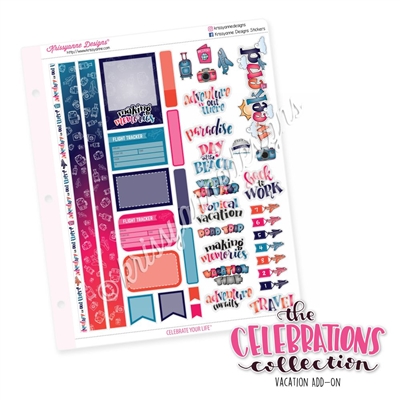 The 2017-2018 Celebrations Collection Add-On: Vacation
