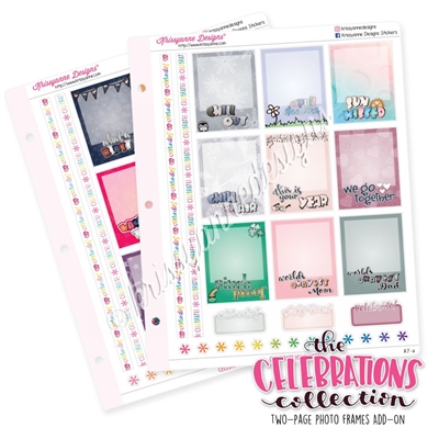 The 2017-2018 Celebrations Collection Add-On: Two-Page Photo Frames