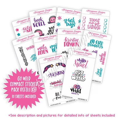 GO Wild 2018 Decoration Prep Refill Kit