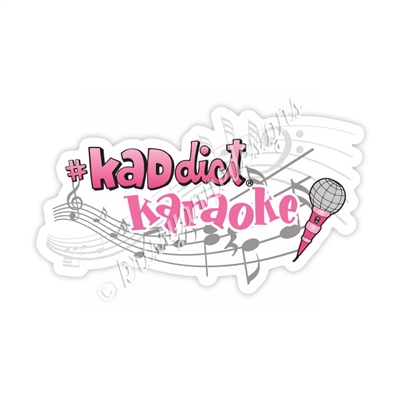 KAD Decal - #KADdict Karaoke Decal