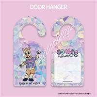 Two-Sided Door Hanger | GO Wild Llama Prism