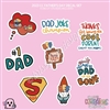 CC Diecut Sticker Set - 2023 Father's Day