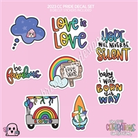 CC Diecut Sticker Set - 2023 Pride