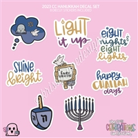 CC Diecut Sticker Set - 2023 Hanukkah