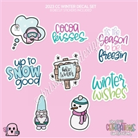 CC Diecut Sticker Set - 2023 Winter