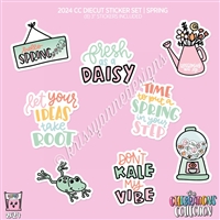 CC Diecut Sticker Set - 2024 Spring