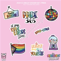 CC Diecut Sticker Set - 2024 Pride