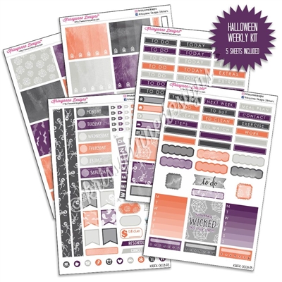 KAD Weekly Planner Kit - Halloween