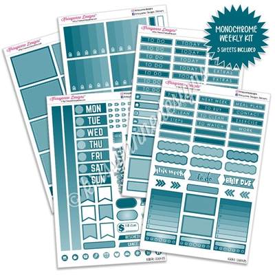 KAD Gemtone Weekly Planner Kit - Deep Blue