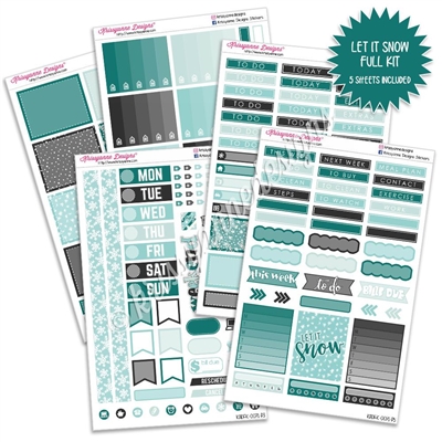 KAD Weekly Planner Kit - Let it Snow