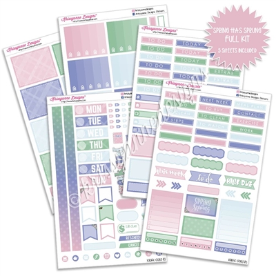 KAD Weekly Planner Kit - Spring Has Sprung