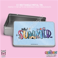 2024 CC Rectangle Metal Tin | Hello Summer