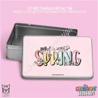 2024 CC Rectangle Metal Tin | Hello Spring