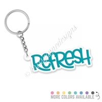 Custom 3-Dimensional Acrylic Keychain - Word of the Year