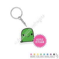 Small Acrylic Keychain - Smile Steve