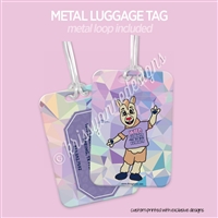 Metal Luggage Tag | Wild Llama