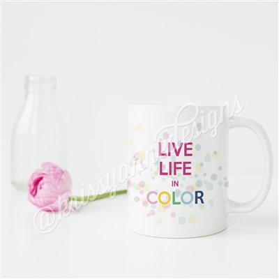 KAD Exclusive Mug - Live Life in Color