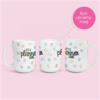 15oz Ceramic Mug - Planner Thing