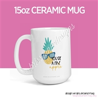 15oz Ceramic Mug - Fineapple