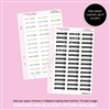 CUSTOM Mini Sticker Sheet | Small Serif