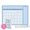 Monthly Calendar Dry Erase Board - 12x9