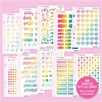 Mini Embossed Buy-It-All Bundle - Bold Rainbow