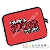 One Sided Zippered Planner Pouch - Sticker For That