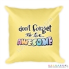 18x18 Throw Pillow - DFTBA