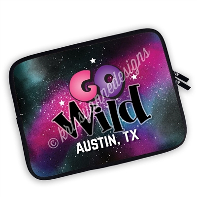 One Sided Zippered GO Wild 2018 Planner Pouch - GO Wild Austin