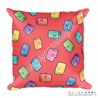 18x18 Throw Pillow - Planner Girl