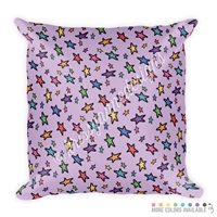 18x18 Throw Pillow - Doodle Stars