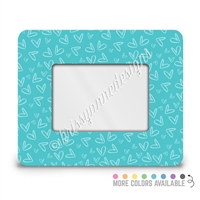 Rectangle Picture Frame - 4x6 - Neutral Doodle Hearts