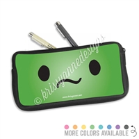 One Sided Zippered Pen Pouch - Unsure Steve