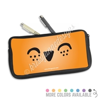 One Sided Zippered Pen Pouch - Happy Steve