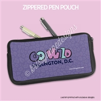 Zippered Pen Pouch | GO Wild DC Purple