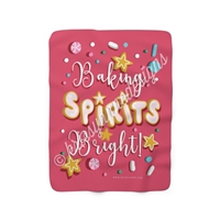 Sherpa Blanket | Baking Spirits Bright