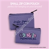 Small Zipper Pouch | GO Wild DC Purple