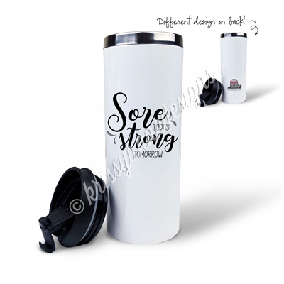 KAD Exclusive Travel Mug - Sore Today Workout Steve