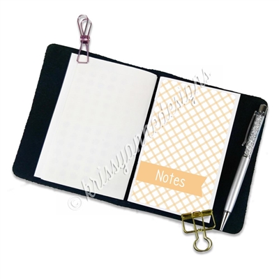 Traveler's Notebook Pocket Decal - Gold