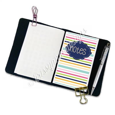 Traveler's Notebook Pocket Decal - Stripes
