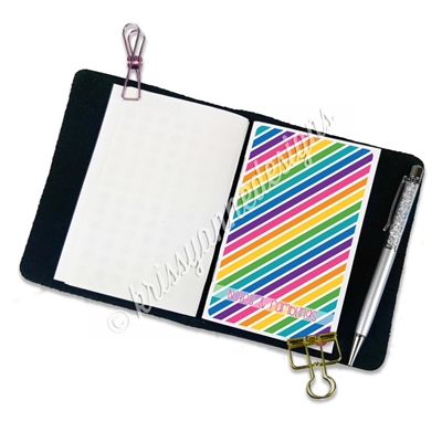 Traveler's Notebook Pocket Decal - Stripes