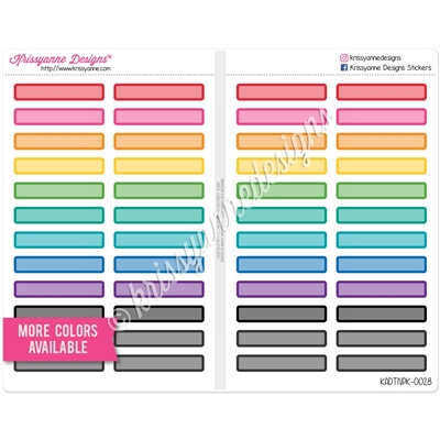 Traveler's Notebook Stickers - Small Events with Overlay - Set of 48