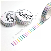 10mm Washi - Simple Rainbow Stripe