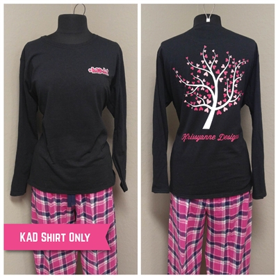 KADdict Wear - Pink and Black Shirt Only