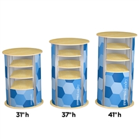 3-Up Large Circle Pedestal